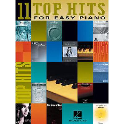 0073999109665 - 11 top hits for easy piano