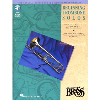 0073999170276 - Book of beginning trombone solos