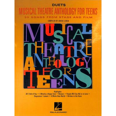 0073999183481 - Musical theatre anthology for teens (duets)