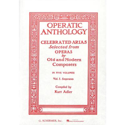 0073999258301 - Operatic anthology 1 - celebrated arias