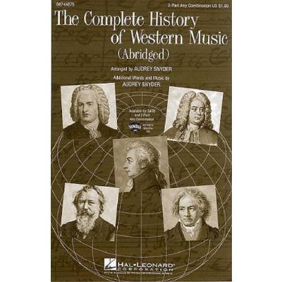 0073999277937 - The complete history of western music (Abridged)