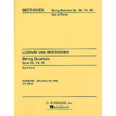 0073999279917 - Quartett op 50 + 74 + 95