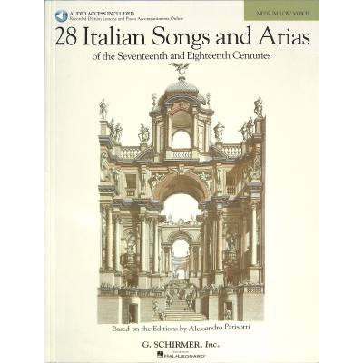 0073999294392 - 28 Italian songs + arias of the 17th + 18th centuries