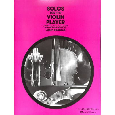 0073999298703 - Solos for the violin player