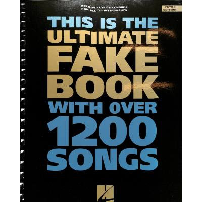 0073999400243 - Ultimate fake book with over 1200 songs