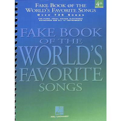 0073999400724 - Fake book of the worlds favorite songs