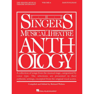 0073999409963 - Singers musical theatre anthology 4