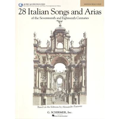 0073999483383 - 28 Italian songs + arias of the 17th + 18th centuries