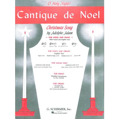 0073999494907 - Cantique de noel - o holy night C-Dur