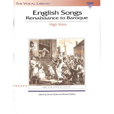 0073999534740 - English songs - Renaissance to Baroque