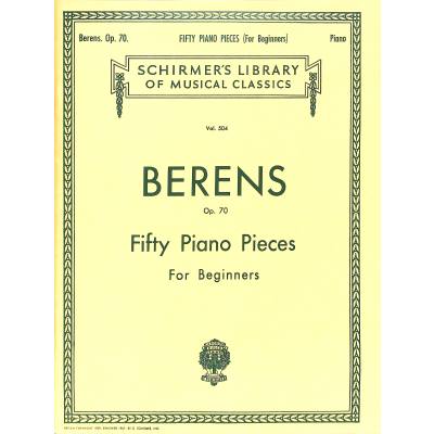 0073999553406 - 50 pieces without octaves op 70