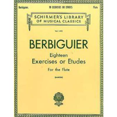 0073999596502 - 18 exercises or etudes