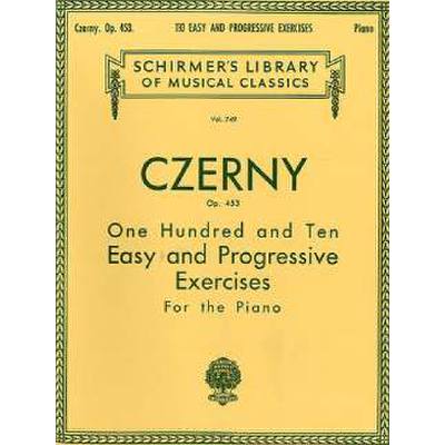 0073999624984 - 110 easy + progressive exercises op 453