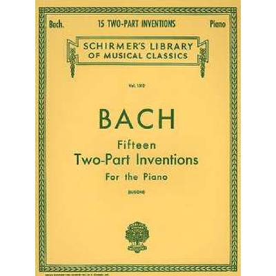 0073999632101 - 15 zweistimmige Inventionen BWV 772-786