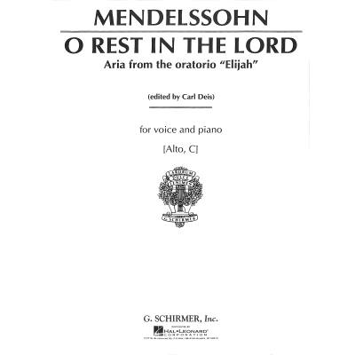 0073999633801 - O rest in the lord (Elias)