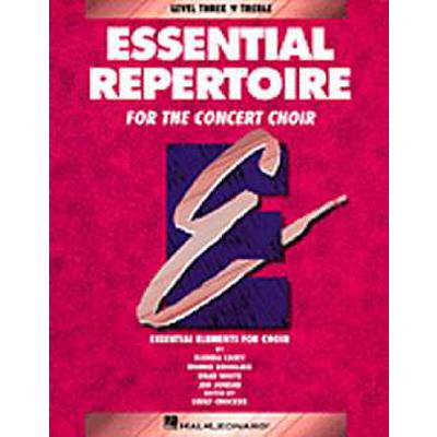 0073999660074 - Essential repertoire for the concert choir 3