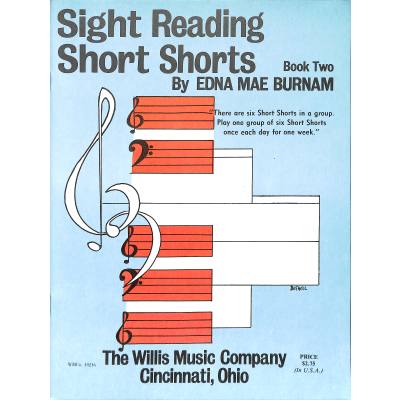 0073999683936 - Sight reading short shorts book 2