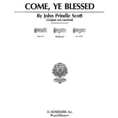 0073999687804 - Come ye blessed F-Dur