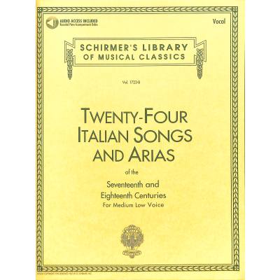 0073999815931 - 24 italian songs + arias