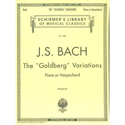 0073999819533 - Goldberg Variationen BWV 988