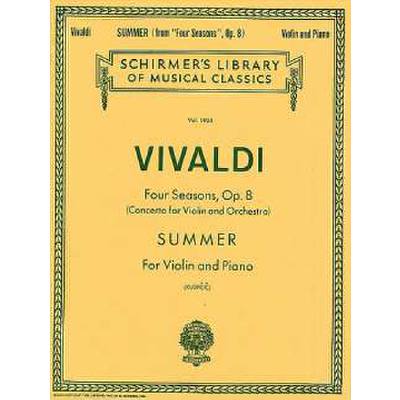 0073999824605 - Concerto g-moll op 8 2 RV 315 PV 336 F 1 23 T 77 (lestate - der Sommer)