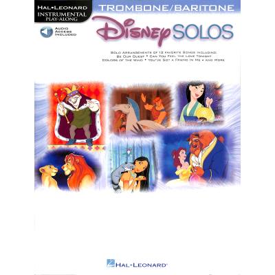 0073999824988 - Noten Disney Solos for Trombone Baritone Posaune mit Playbackcode HL 00841408 0073999824988 - Noten Disney Solos for Trombone Baritone Posaune mit Playbackcode HL 00841408