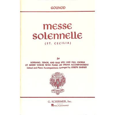 0073999833508 - Messe solennelle de sainte cecile (Caecilienmesse)