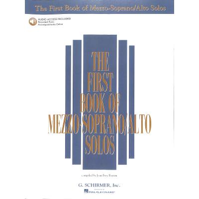 0073999837827 - The first book of mezzo soprano   alto solos