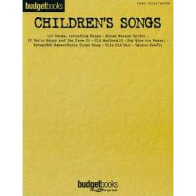 0073999851625 - Budget books - childrens songs