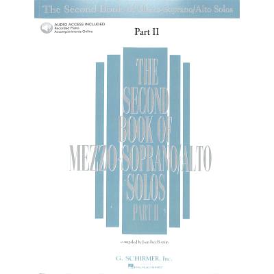 0073999852264 - The second book of Mezzo Soprano   Alto Solos 2