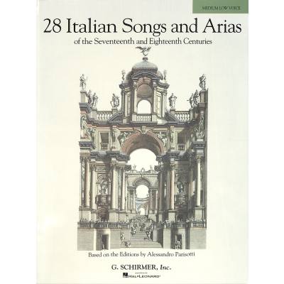 0073999856293 - 28 Italian songs + arias of the 17th + 18th centuries