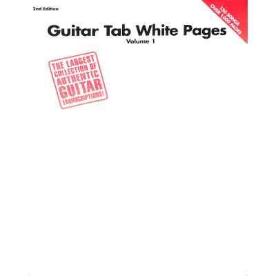 0073999904710 - Guitar tab white pages - second edition