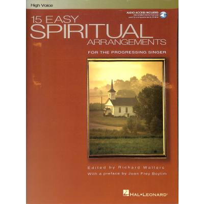 0073999922769 - 15 easy spiritual arrangements for the progressing singer