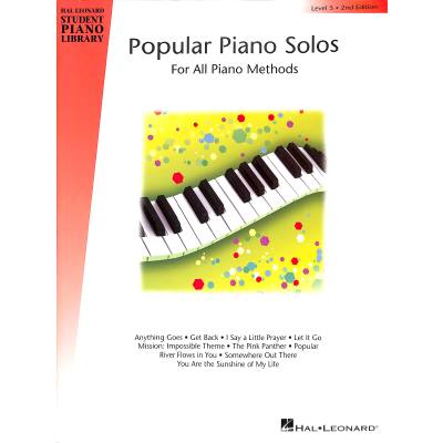 0073999961478 - Popular piano solos 5