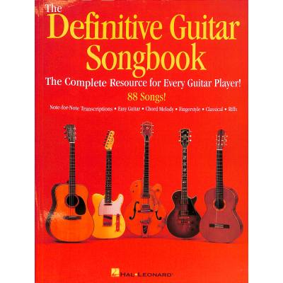 0073999992670 - The definitive guitar songbook