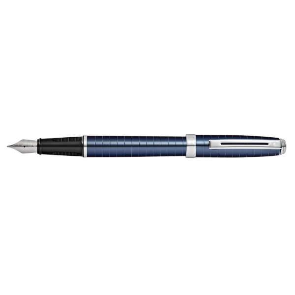 0074040007749 - Prelude Füllhalter F Blau horizontales Linienmuster G-box 0074040007749 Sheaffer