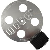 0077924110382 - Lüftungsschieber-Kit Deckel für Holzkohle-Grills Ersatzteil