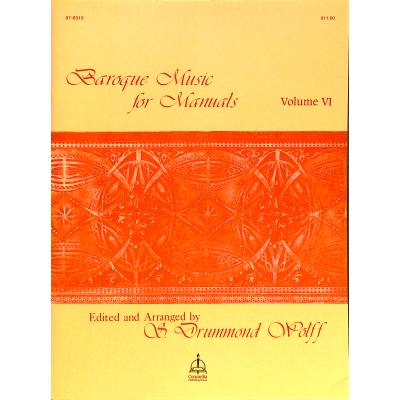 0078777025465 - Baroque music for manuals 6