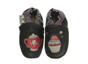 0083351584658 - - Krabbelschuhe SWEET TEA in navy Gr18 19