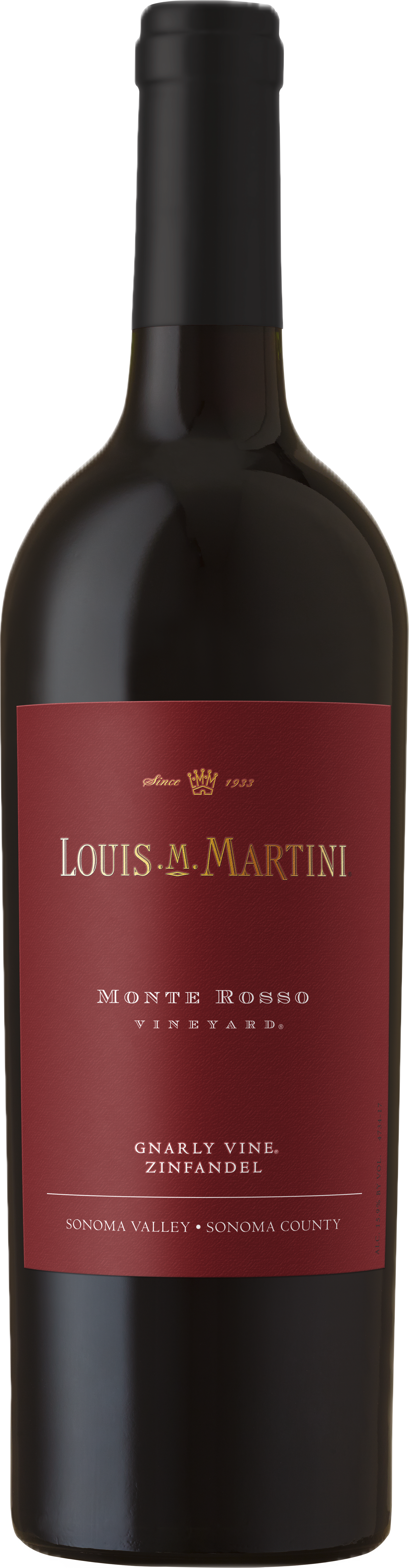 0085000014134 - Louis M Martini Monte Rosso Gnarly Vine Zinfandel