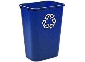 0086876194180 - Papierkorb Polyethylen 39 L 279 (B) x 387 (T) x 505 (H) cm Blau