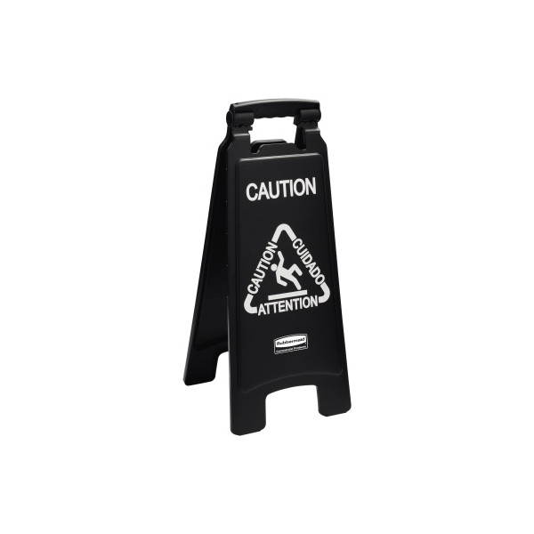 0086876222180 - Warnschild Caution 1867505 mehrsprachig 2stg schwarz 0086876222180 Rubbermaid