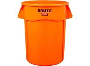 0086876254143 - Abfallbehälter Brute® Vented belüftet mit Griffen Fassungsvermögen 167 Liter orange