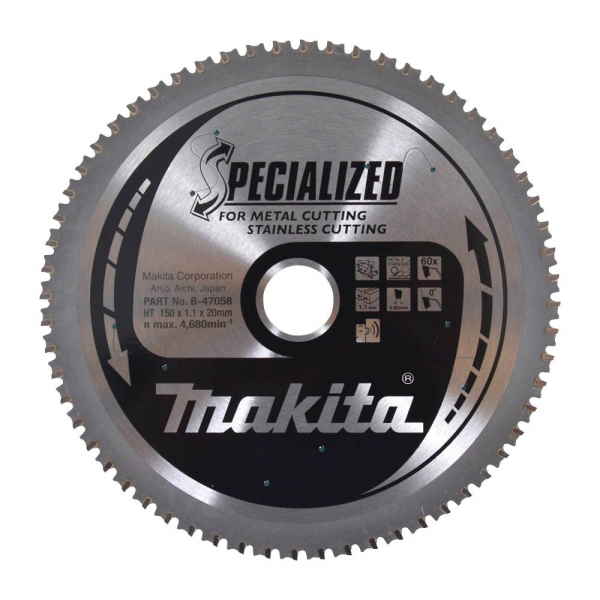 0088381454261 -  B-47058 SPECIALIZED Kreissägeblatt 1500 mm 60 Zähne 0088381454261 makita