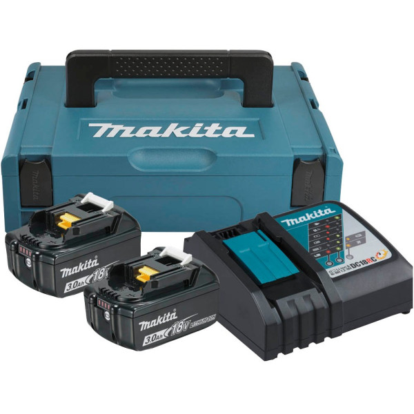 0088381470469 - makita Werkzeugakkus mit Schnellladegerät Power Source Kit Lithium-Ionen 2x 30 Ah