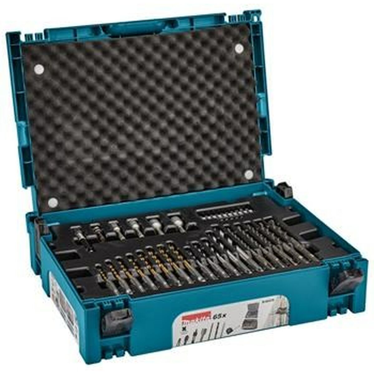 0088381548731 - Set of drill and screwdriver bits B-69478 Drill bit carrier Aluminium 65 Pieces 0088381548731 - Set of drill and screwdriver bits B-69478 Drill bit carrier Aluminium 65 Pieces