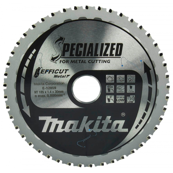 0088381589895 -  E-12859 EFFICUT Kreissägeblatt 1850 mm 45 Zähne 0088381589895 makita