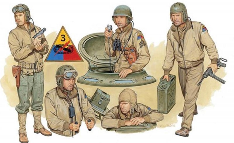 0089195860545 - US Tank crew ( NW Europe 1944)