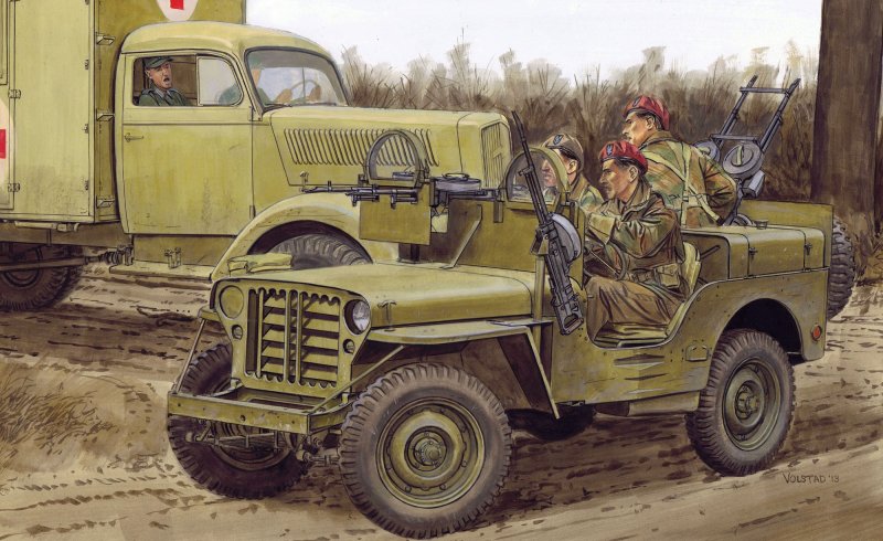 0089195867254 - SAS Raider 4x4 Truck ETO 1944 + 2nd SAS Regiment