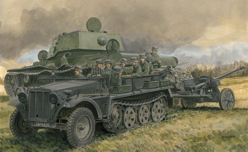 0089195867322 - Sd KFZ 10 Ausf A w 5cm PAK 38